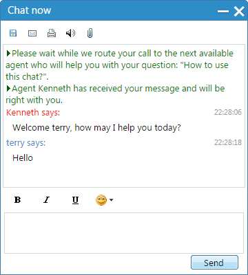 Branded chat launcher